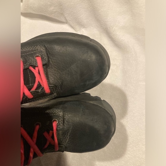 TIMBERLAND PRO Women's 8 womens POWERFIT Black Leather composite Toe Boots - Picture 11 of 11